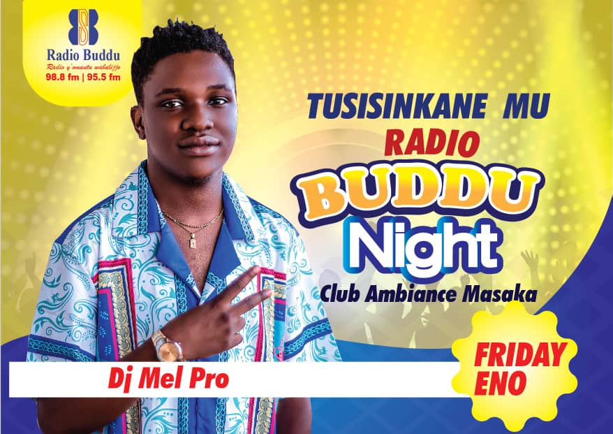 radiobuddu98's tweet photo. Gamba munno  nti omubi @DjMelPro ayingiddewo mu studio n'omuziki ogukuyingiza mu weekend mu Programme #Damix, Tomusubwa ku kyuma kya Dj leero mu Club Ambiance Masaka, mujje tusanyukire wamu...
Ebirabo bingi... https://t.co/KR1kMH3uHi