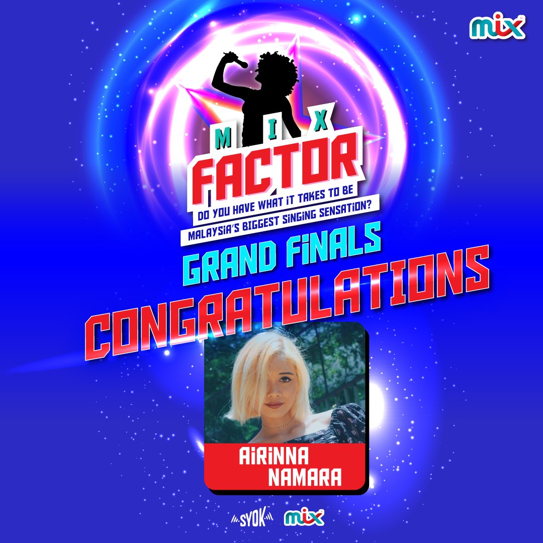 mixdotmy's tweet photo. Congratulations to our #MIXFactor winner Airinna Namara! https://t.co/UtETF99y9P