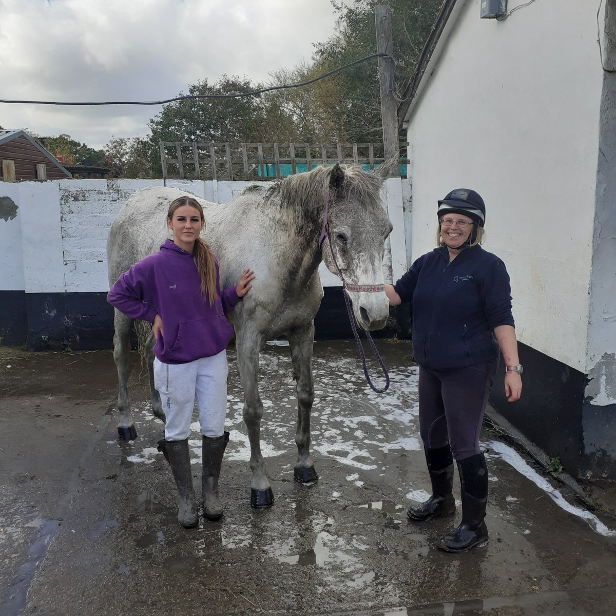 Crews from West Hartford and Hexham attended a Horse rescue yesterday at the Tilery Equestrian Centre. After a great team effort and a bit of a clean-up, the horse is now safe and happy back in the stable. 🐴 @RADaltonltd, @alnorthumbriaequine, #HorseRescue