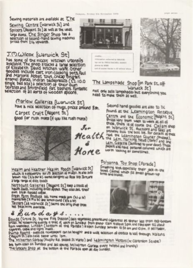 WarwickHistory on Twitter "RT MRCWarwick At this time of year new