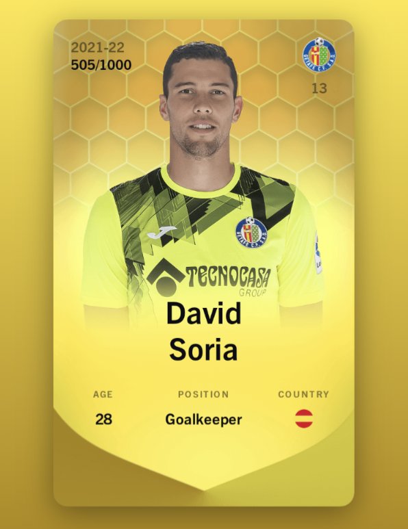 Quinny3001's tweet photo. 🚨 COMPETITION 🚨

To Celebrate the members section on my YouTube reaching 100 members 

I am GIVING AWAY David Soria Limited GK 

To Enter 

Retweet and comment with YOUR team for Limited Kick Off 

The team that outscores me the most wins 

Entries close in 24hrs 

#Sorare https://t.co/pGgHDb0DpT