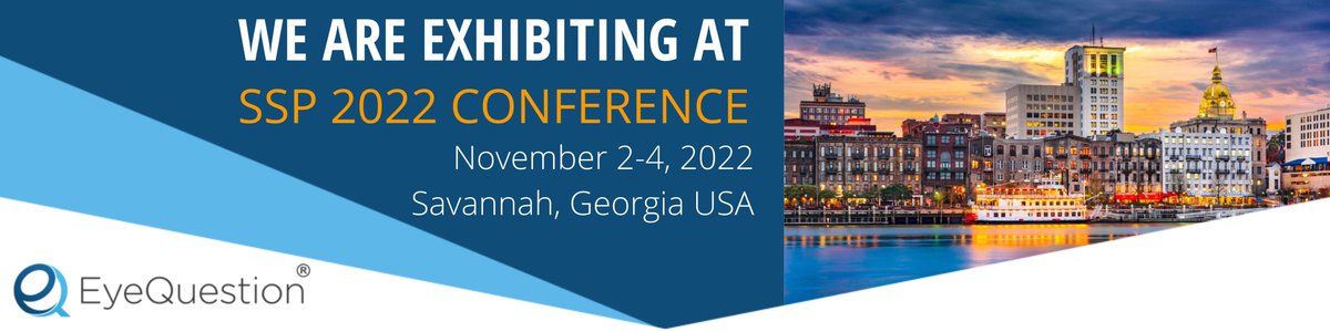 EyeQuestionNL's tweet photo. In less than a month, we will be exhibiting at #SSP2022 organized by @SensoryPros in Savannah, Georgia. We are looking forward to it and hope to see you there! 

#conference #sensory #sensorysoftware #sensoryscience #consumerscience #research https://t.co/N3J6LHxqV6