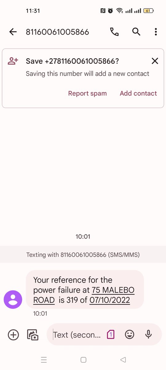 MHMBAPELA's tweet photo. @CityTshwane in need of your assistance. After loadshedding all the houses electricity came back except mine. Please assist. I also have a question why is it that we don't have illegal connections but we always have problems and those who have illegal connections don't https://t.co/5VJqvqho0u