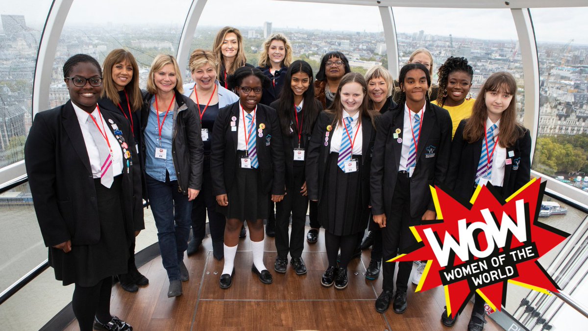 I'm so excited to be taking part in <a href="/wowisglobal/">WOW - Women of the World</a>'s #WOWDayoftheGirl Speed Mentoring event on
<a href="/TheLondonEye/">The London Eye</a> on 11th October with 160 girls. Follow <a href="/WOWisGlobal/">WOW - Women of the World</a> for updates. Thank you <a href="/cat_lewis/">Catrin Lewis</a> for inviting me to get involved!