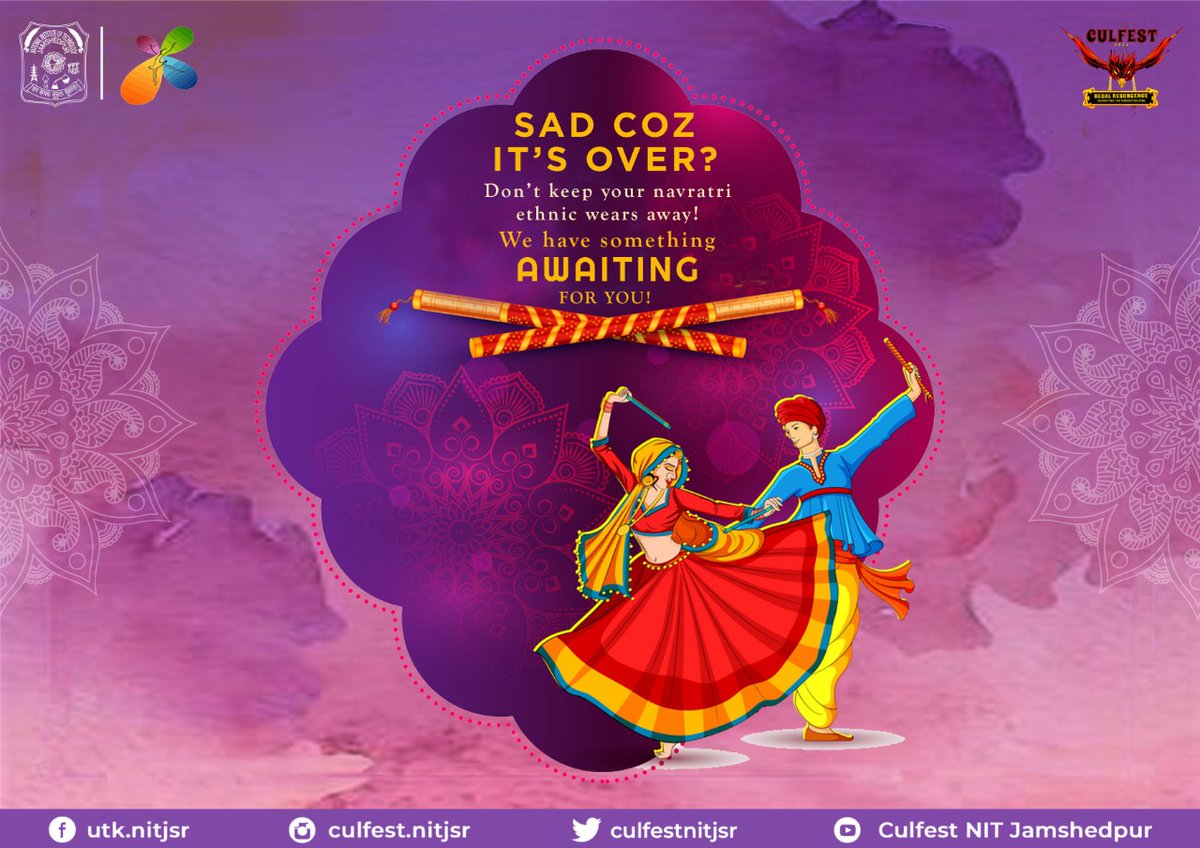 culfestnitjsr's tweet photo. Hola, folks!
A wondrous experience with celebrations at its peak!
We'll talk again soon. Stay tuned!
#nitjsr #Culfest #surprise #excitement https://t.co/gwSj9yIXNA