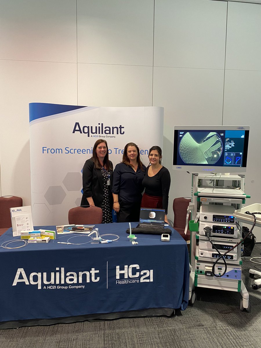 AquilantGI's tweet photo. It’s great to be back again for day 2 of @WAGE_media with our colleagues @Aquilant_Endo! Make sure you pop by our stand to learn more about #purastat from @3dm_emea, metal #stents from @taewoongmedical and #fujifilm #wage2022 https://t.co/HEcs8WuLbm