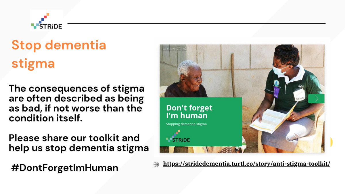 Check out our new anti-stigma toolkit tinyurl.com/anti-stigma-to… @AlzDisInt @STRiDEDementia @StrideMexico @StrideJamaica @STRiDE_SA @STRiDEKenya @emilyong67 #DontForgetImHuman