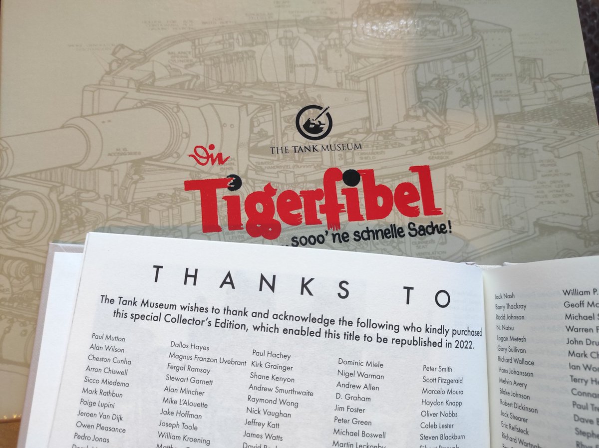 paulmutton's tweet photo. Exciting Tigerfibel delivery from the @TankMuseum! https://t.co/lIJjEjzyBB