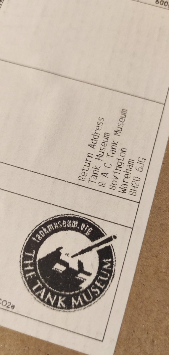 Exciting Tigerfibel delivery from the <a href="/TankMuseum/">The Tank Museum</a>!