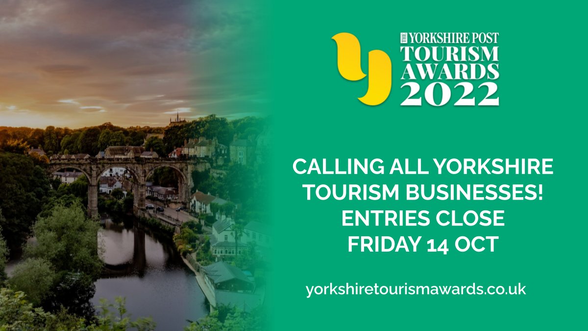 BonnerHindley's tweet photo. B&amp;H are proud to be supporting the Best Hotel Category in the Yorkshire Post Tourism Awards!

If you're a hotel that goes above and beyond, or you know of one, please make sure you submit your nominations before Friday 14th October.

Best of luck to all! https://t.co/nrbBCAk5Y6