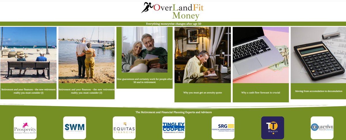 OverLandFit50's tweet photo. Your Money Matters!
Money is essential when you get towards retirement or when you are in retirement. But did you know that everything shifts? 
The conventions, the planning methods, the risks, and the rewards – all change.
Visit our website to learn more!
https://t.co/CFIjiJTtxX https://t.co/Xbo2VZLMk6