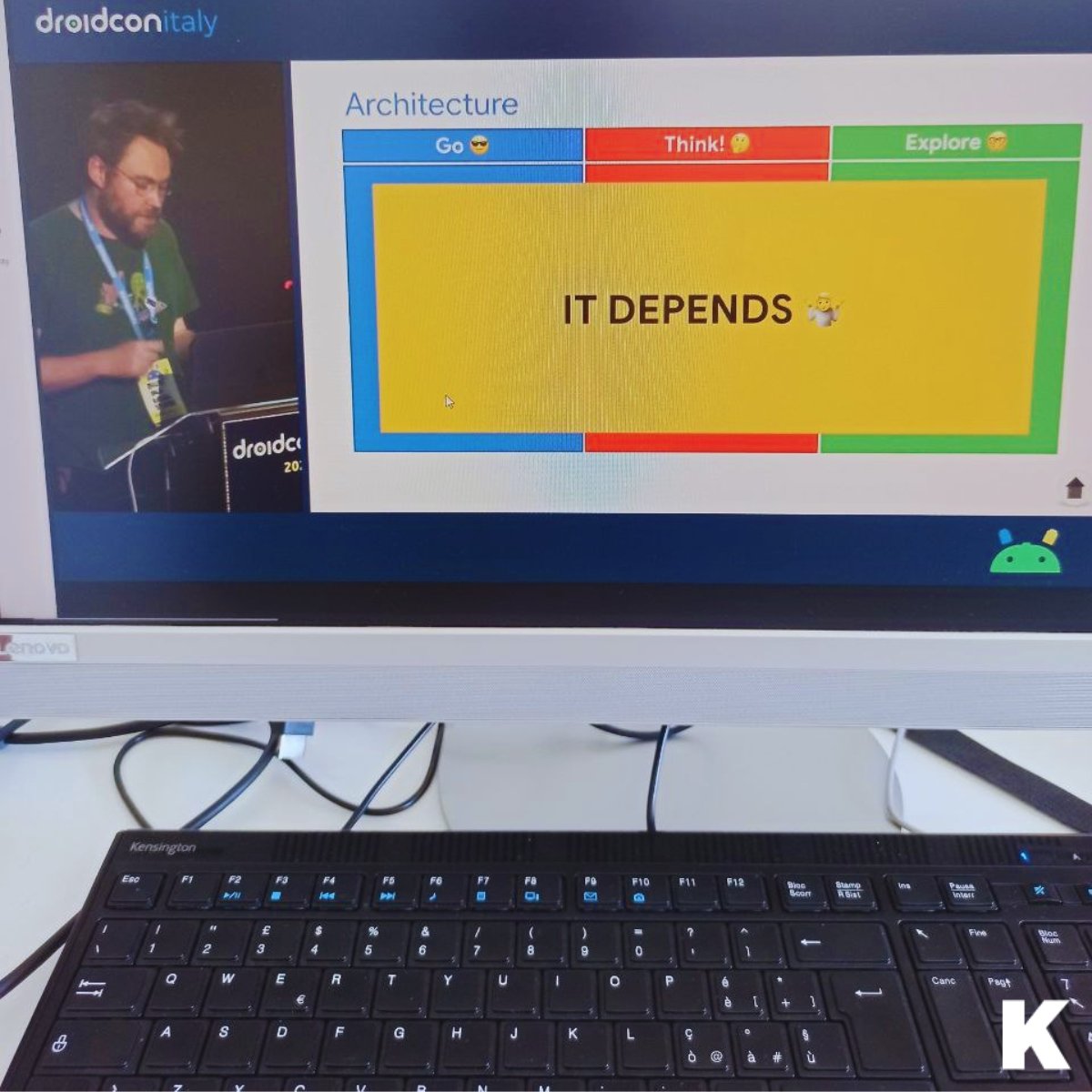 kuama_agency's tweet photo. La risposta che ogni programmatore da alla domanda "qual è la migliore architettura?"
Dal #droidconItaly22 #android #droidcon22 https://t.co/zc7zhaA6tu