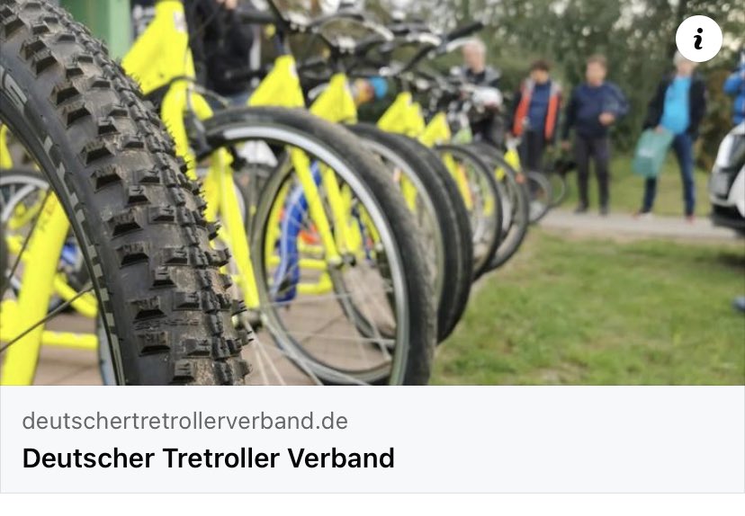 Nun ist es offiziell. 🤩

Ich gehöre mit ein paar anderen Leuten zu den neuen Tretroller Instruktoren beim Tretrollerverband Deutschland und freue mich riesig darauf. 🥳
#tretroller #cafeemotion #markgraeflerrollertouren #tretrollertouren #instruktoren #deutschertretrollerverband