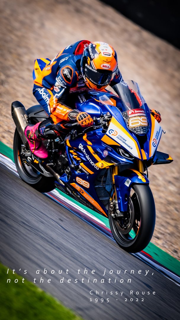 photostrada's tweet image. So many devastated at the news, but none as devastated as his family and closest friends. Typically, I think Chrissy said it best with this quote... Rest easy mate, and ride on.