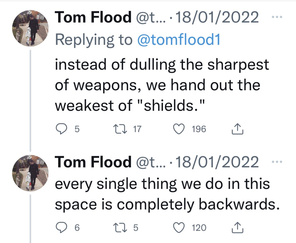 ciarancannon's tweet photo. This is the victim blaming nonsense being directed at our children by @RSAIreland. It teaches them that when they walk they must be subservient to motorists, be a lower class of road user not deserving of a safe space. @tomflood1 describes this car centric propaganda perfectly. https://t.co/skvYqzqUxj