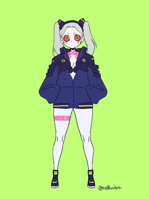 あしがかわいい #Edgerunners 