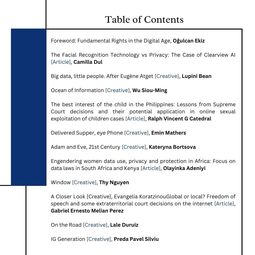 We are delighted to publish QMLJ Vol. 3! This issue features articles and creative submissions on the theme of 'Fundamental Rights in the Digital Age'. Head over to our website to read the entries: qmul.ac.uk/law/research/j…