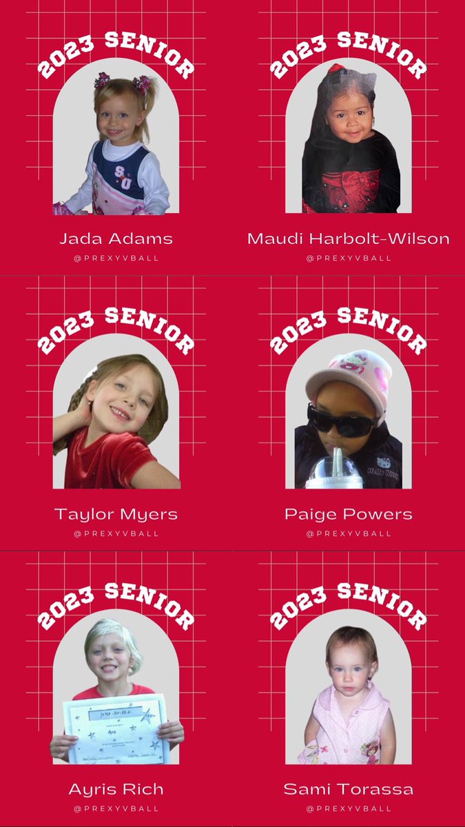 ICYMI 🤩 

How cute are these senior girls?! Big thank you everyone who came out to support them in their final home game yesterday evening vs Ontario. 

#PREXYVBALL #SENIORS