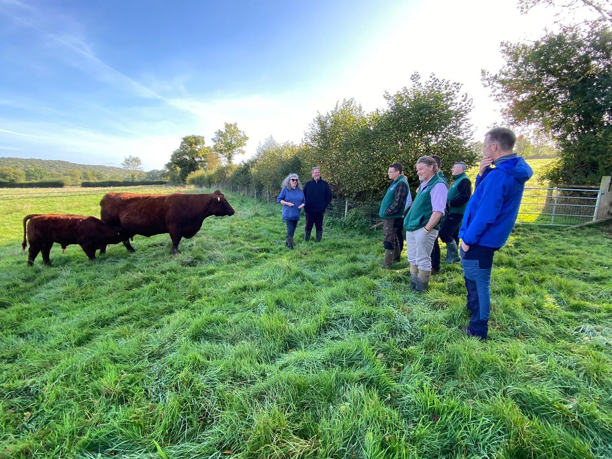 HighGround_UK's tweet photo. Yesterday saw another great day of Rural Week in #devonsunshine. Starting off with a smallholding visit and then Estate Management. 
#outdoorsisbetter #highgroundcharity @RBSTrarebreeds https://t.co/u5FfVoeNDj