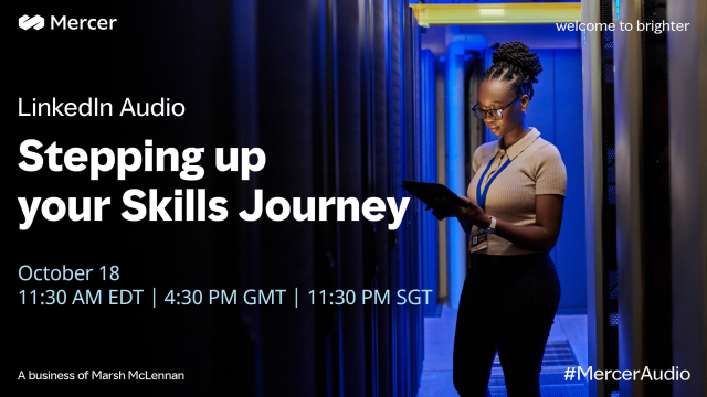 tinchofrocham's tweet photo. Register now to join our Oct 18 #LinkedInAudio event discussing the modern #talent landscape, #skills imperative and how #HR can get the most of their workforce. #MercerAudio https://t.co/kOsGofsn6M https://t.co/jqoU6GjKzZ