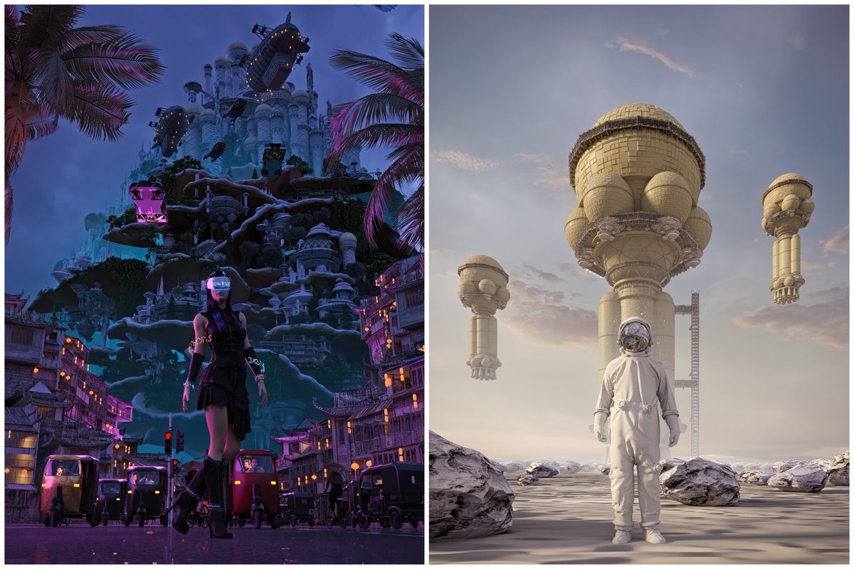 The latest additions to my #galaxywarriors. Something is brewing 👀

<a href="/galaxy_eggs/">Galaxy Eggs</a> #NFT #scifiart #3dart