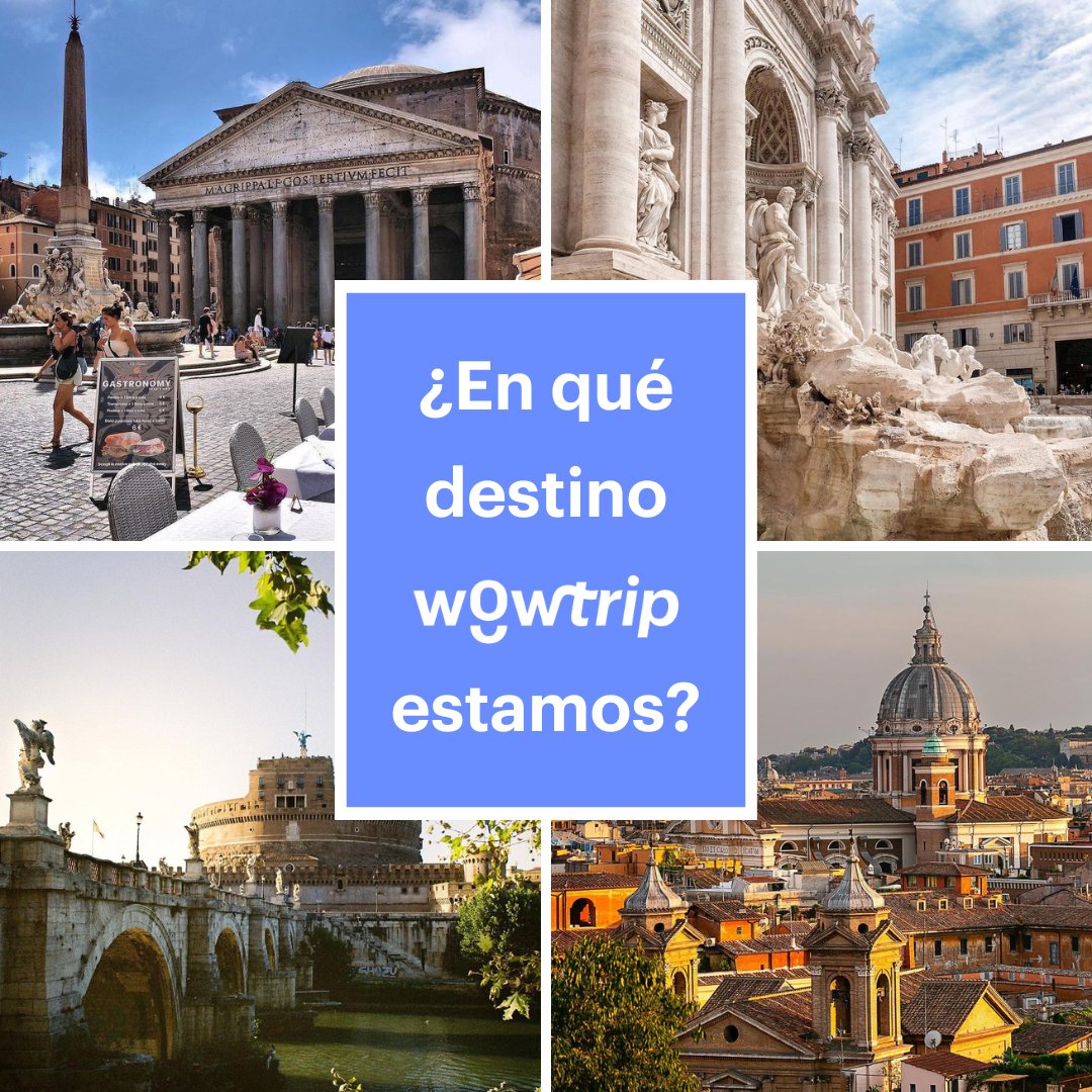 ¿Sabes en qué ciudad europea estamos? Como pista te diremos que es conocida como la ciudad eterna. 😲
