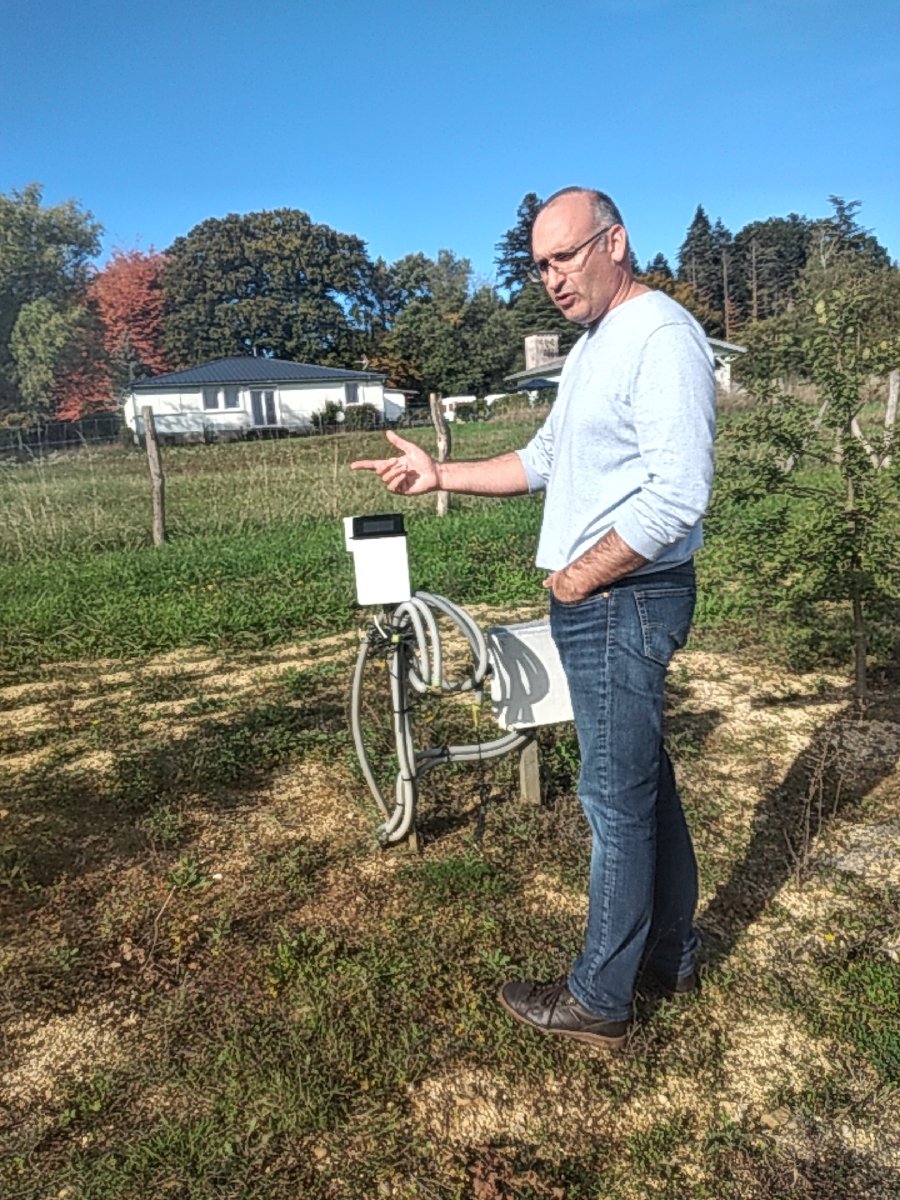 IntactProgetto's tweet image. Prof. Khabar (@um5rabat), during his secondment at @INRAE_France Grand est, on the 6th of October visited the experimental field of INRAE Nancy Grand Est with Prof. Cyrille Bach.