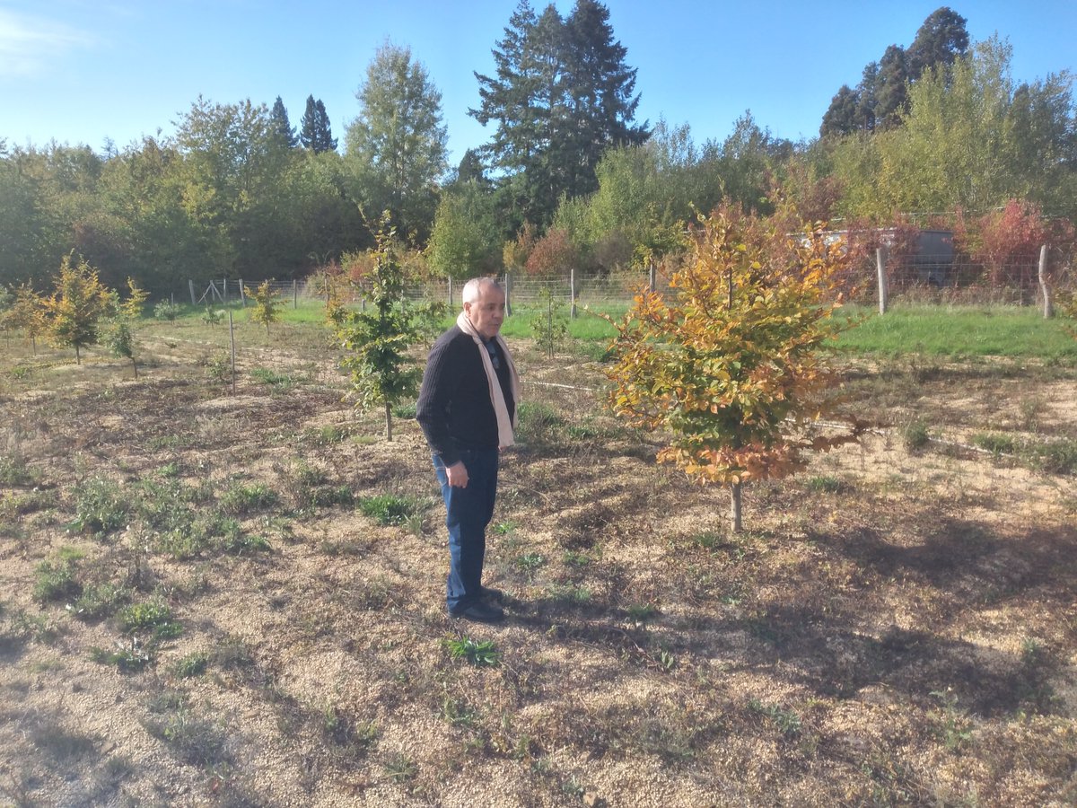 IntactProgetto's tweet image. Prof. Khabar (@um5rabat), during his secondment at @INRAE_France Grand est, on the 6th of October visited the experimental field of INRAE Nancy Grand Est with Prof. Cyrille Bach.