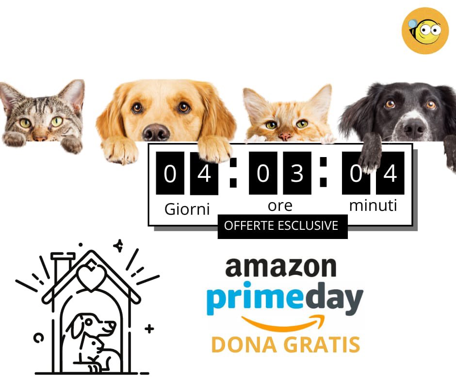 LidaSezOlbia's tweet photo. 💥​- 4 giorni al #PrimeDay!
#Amazon replica eccezionalmente quest’anno le sue incredibili offerte l’11 e il 12 Ottobre.
Se avete intenzione di acquistare su Amazon ​🙏​vi preghiamo di farlo con #Coolbeez: in questo modo ci donerete gratis il 5% di quello che acquistate 🤩
⬇️⬇️⬇️ https://t.co/pTBaZBITCh