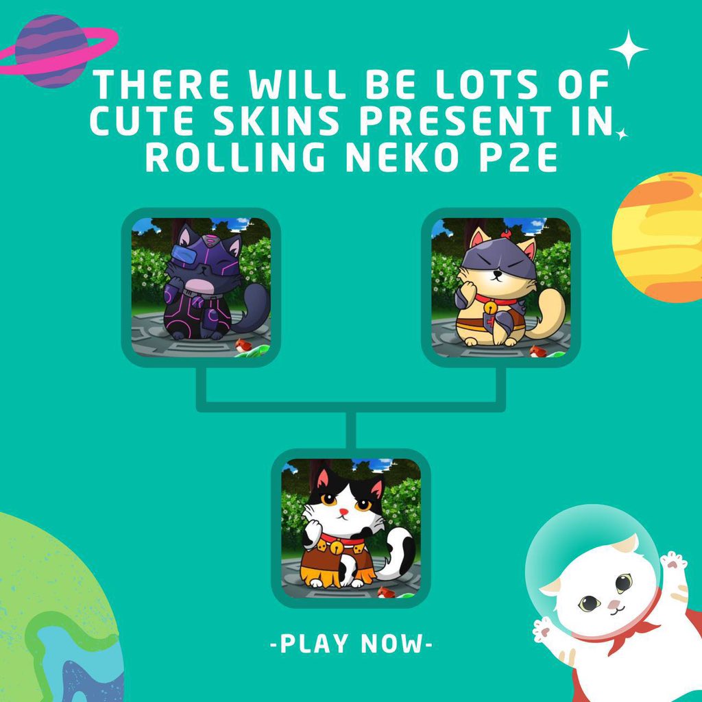 🙀 Have you seen these cute yet cool skins?
😻They're waiting for you to unlock them!
Let's play!🐾

Download Now: bit.ly/3rAZ60k

#meong #bsc #bsctoken #binance  #playtoearn #p2e #crypto #cryptocurrency #mobilegame #androidgame #meme #cat #altcoin #bitcoin #btc #nft
