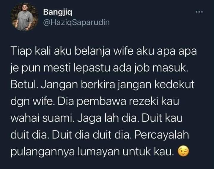 jeff_pilgrim's tweet photo. Ni baru satu isteri. Bayangkan kalau ada 4 https://t.co/EQZ85i2DRz