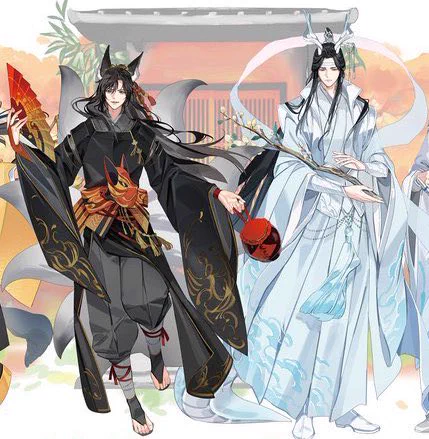 AH foxxian and dragonji are so beautiful!! they look so elegant 