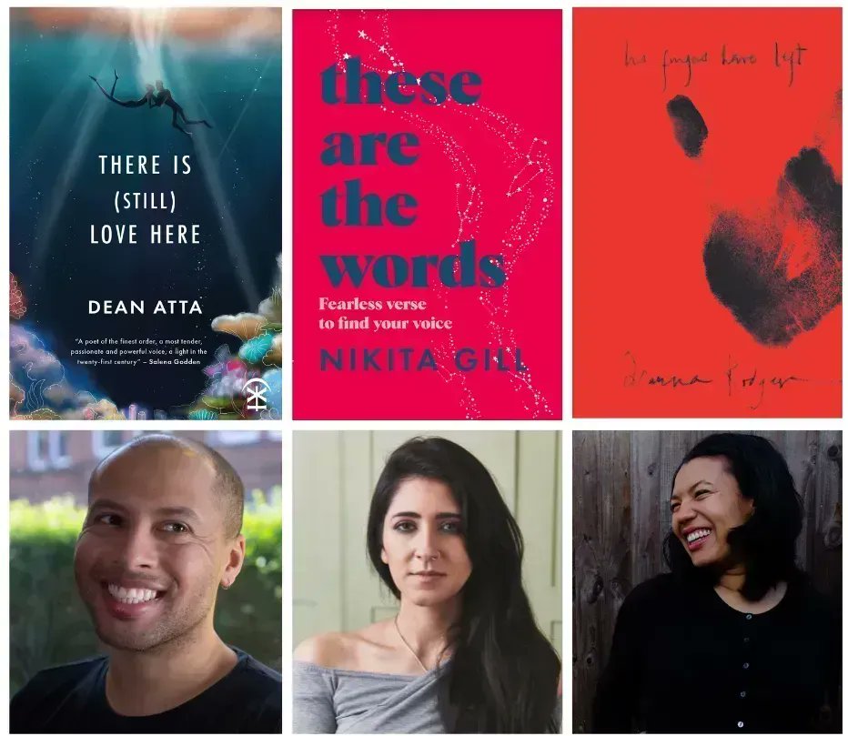 📣ON TUESDAY NIGHT: register now to join us ONLINE for the launch of There is (still) love here by @DeanAtta, where Dean will be joined by poets @nktgill and @DeannaRodger 11th October, 7.30pm (BST) Tickets are Pay What You Can. Book now, don't miss out: buff.ly/3RWygeF