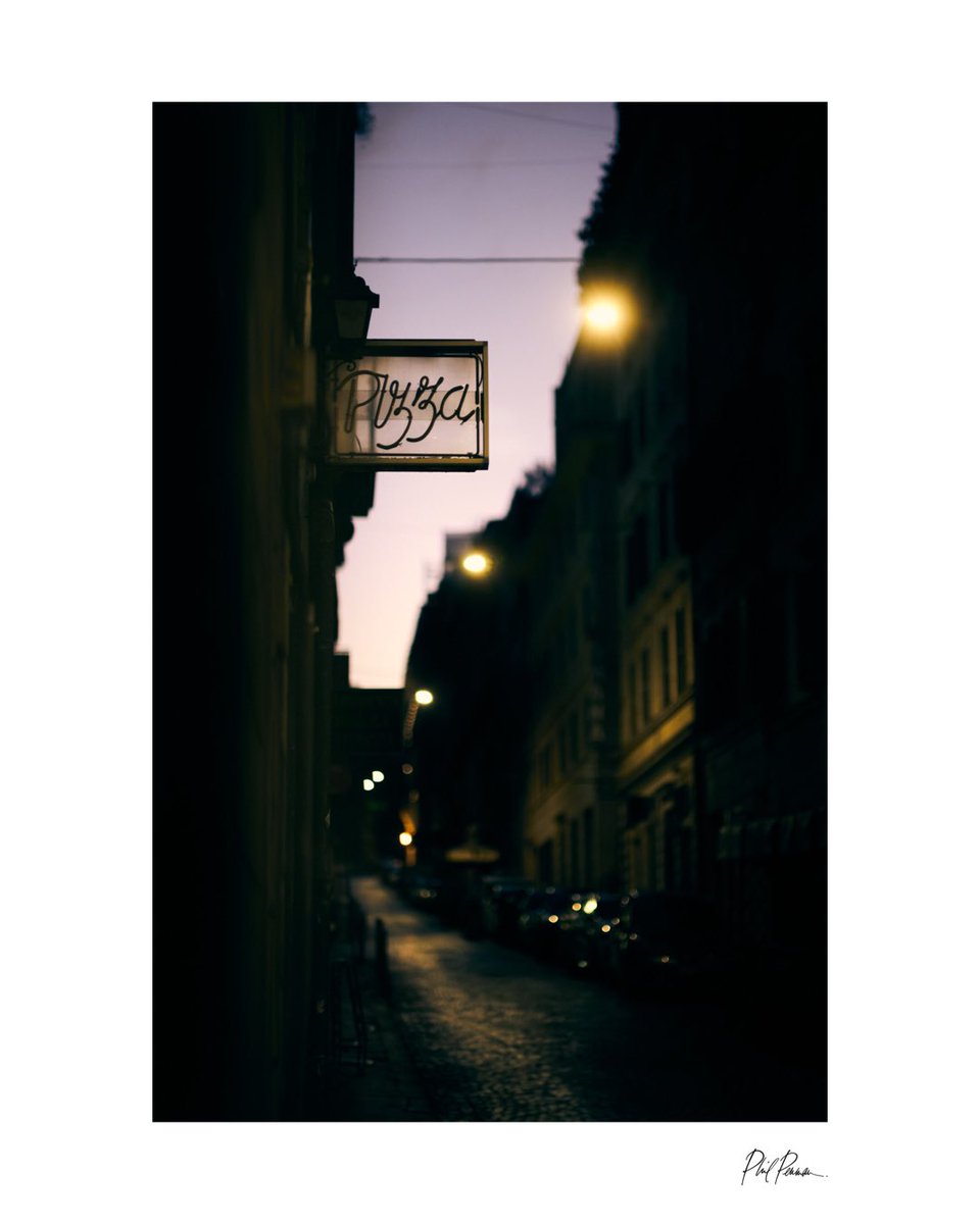 Early Morning walk in Rome. Italy Copyright Phil Penman #streetphotography #leica #romeitaly #pizza