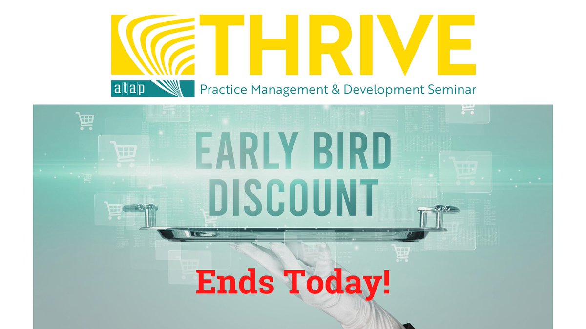 Last chance to save $100! Practice Management and Business Development topics, networking opportunities, and FULLY HYBRID! Learn more &amp; register now: ow.ly/LrJk50KZNQu