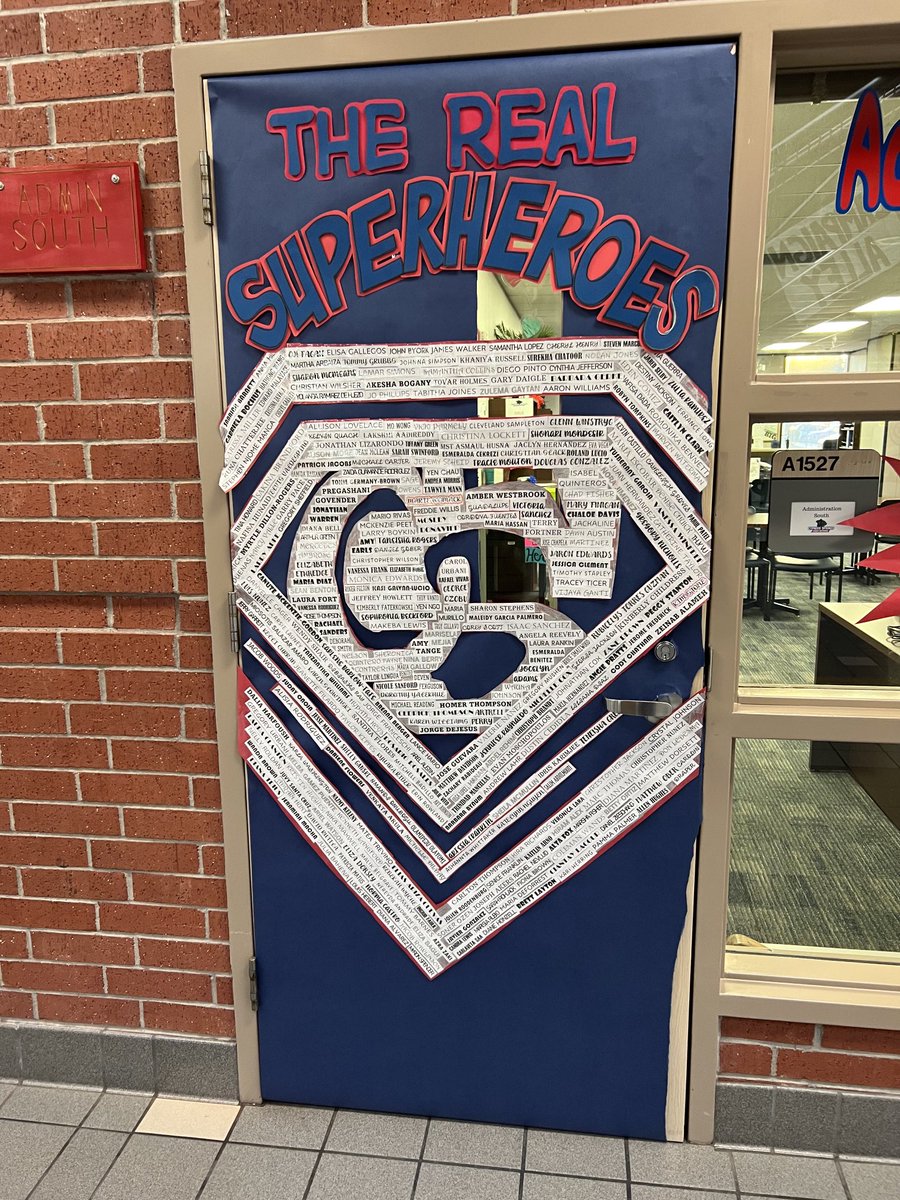 rinaleola's tweet photo. Homecoming Door Decorations #Counselors rocks #CFISD Spirit #AllDayEveryDay #CySpringsHS https://t.co/r7ELyPi3dK
