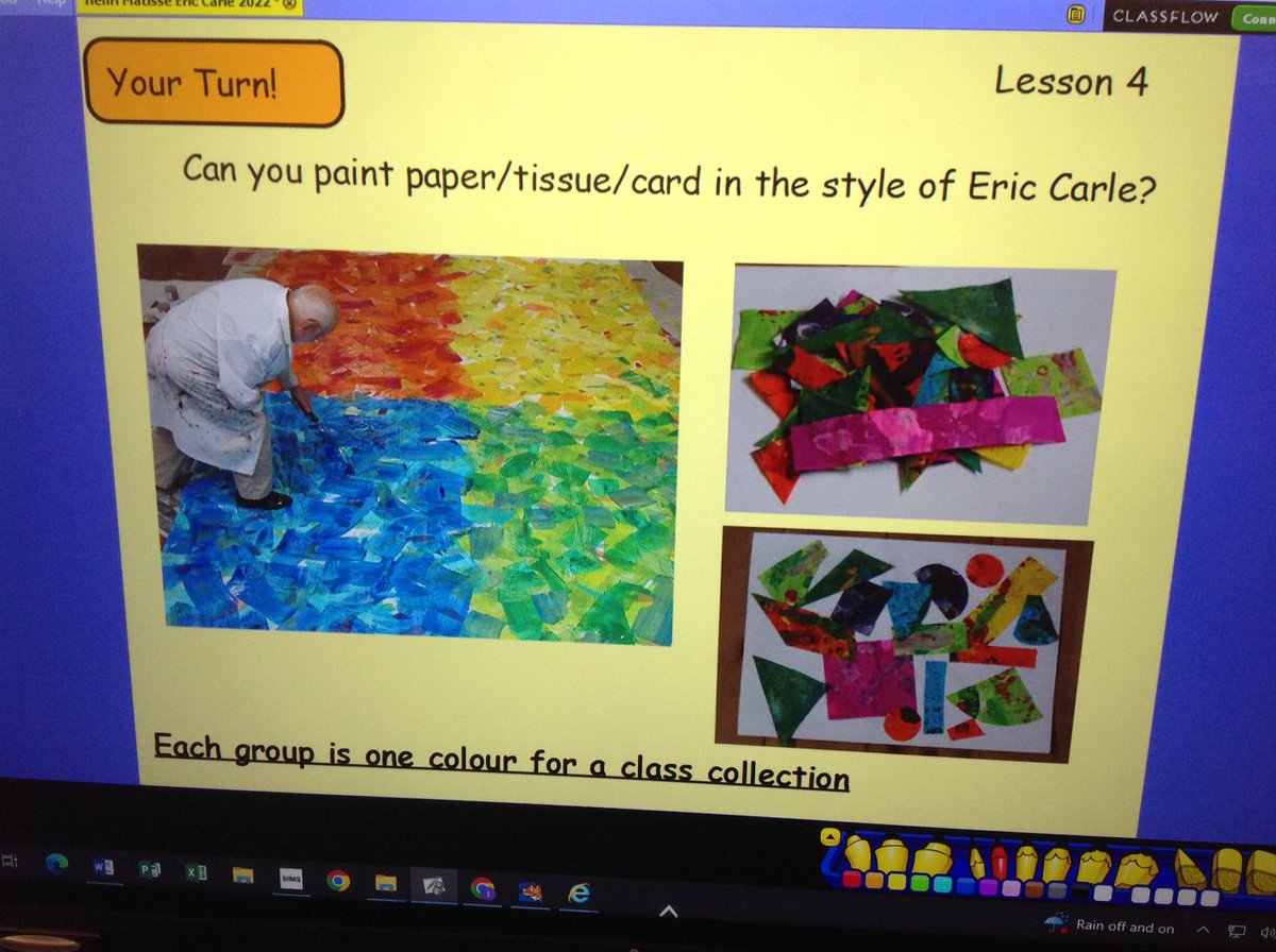 MissMcLeodAPS's tweet photo. @ArdenPrimary Year 2 are experimenting with colour mixing, whilst preparing their own paper for collage making next week. They are inspired by the great Eric Carle🐛! https://t.co/qYNQ8ebNzS
