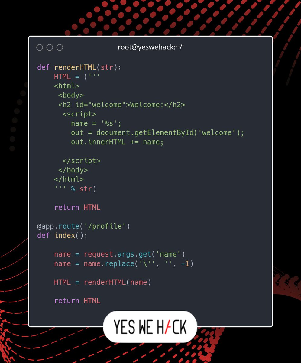 Vulnerable code snippets time⏳
Level: Easy🪲

#BugBounty #YesWeRHackers
Found the issue? Explain how in the comments!👇