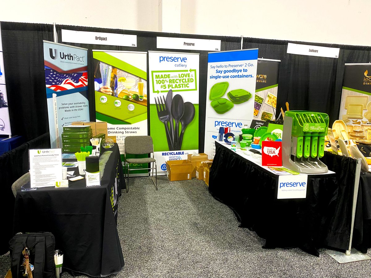 urthpact's tweet photo. We had an incredible time down in Jersey for the @ImperialDade show with our friends from @Preserve! Can't way for California, May 2023!
#FeelGoodFriday #SingleUseProblemSolved #imperialdade #tradeshow #makeconnections #sustainability https://t.co/HAsBn5605D