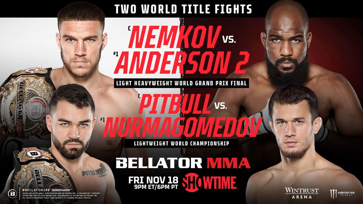 GNP1.de (@gnp1de) on Twitter photo #BELLATOR288 hat zwei Titelkämpfe im Gepäck! 
Daniel Weichel wird zudem wieder in Aktion treten 🇩🇪
Am 18. November geht es in Chicago zur Sache. #Bellator #MMA #BELLATOR288 hat zwei Titelkämpfe im Gepäck! 
Daniel Weichel wird zudem wieder in Aktion treten 🇩🇪
Am 18. November geht es in Chicago zur Sache. #Bellator #MMA