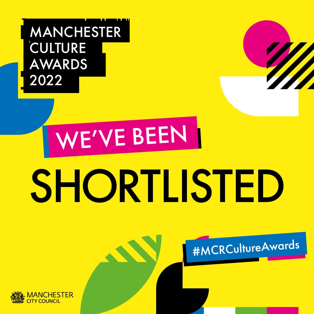 WithingtonWalls's tweet photo. Withington Walls is honoured & humbled to be up for 2 awards at the #mcrcultureawards
It's going to be great to meet all the inspirational people that have been shortlisted and celebrate their dedication & contribution to culture and creativity in Manchester https://t.co/jOCpiwbDtP