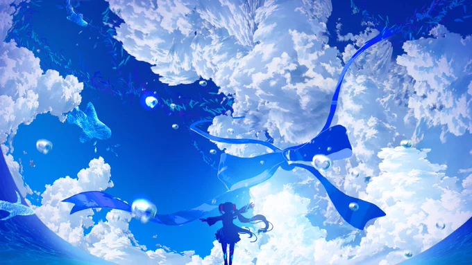 「未来トリガー」 #初音ミク   #イラスト 