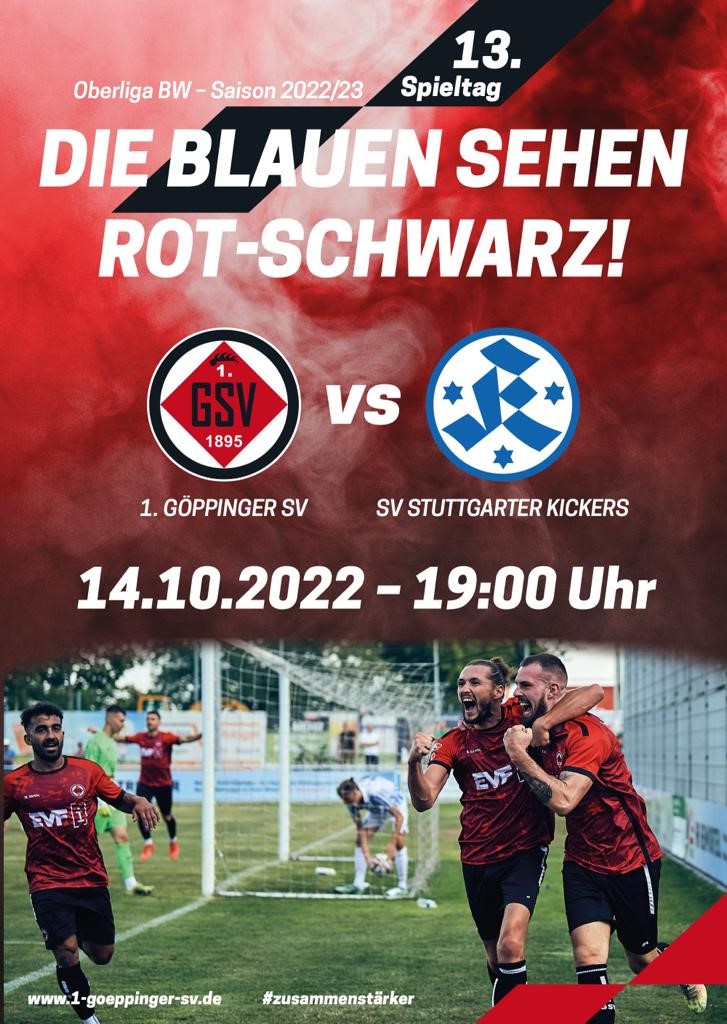 GSV1895's tweet photo. Vorfreude auf das Topspiel der #Oberliga. #StuttgarterKickers #Göppingen #Stuttgart Hier gehts zu den Tickets: https://t.co/97wedQOYA5 https://t.co/VadyI6dZNE