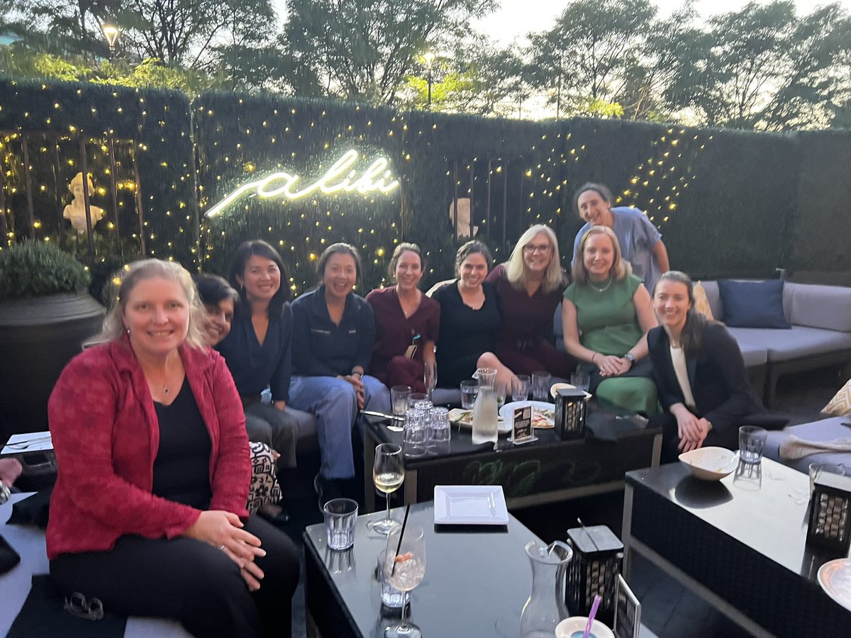 Women in cardiology unofficial social to kick off the fall season! @NanditaScott @dysanborn @ddefariayeh @md_harrington @emilyswlau @drmalissawood @annaokellymd @tigerstatdoc @RachGoldB @Gong2Jingyi