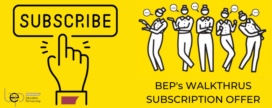 Calling all Birmingham Schools! BEP's <a href="/WalkThrus/">Jalanda</a> subscription offer is now live for Birmingham schools only. Come and join us! <a href="/BEPvoice/">Birmingham Education Partnership</a> <a href="/lstevenson2410/">Liz Stevenson</a> <a href="/clairewil02/">Claire Williams</a> <a href="/NadineAbeng1/">Nadine Abeng</a> <a href="/Paulett78960645/">Dr Paulette Osborne MBE</a> <a href="/teacherhead/">Tom Sherrington</a> <a href="/olicav/">oliver caviglioli</a> #BEPWalkThrus birmingham.eduhub.org.uk/content/bep-sc…