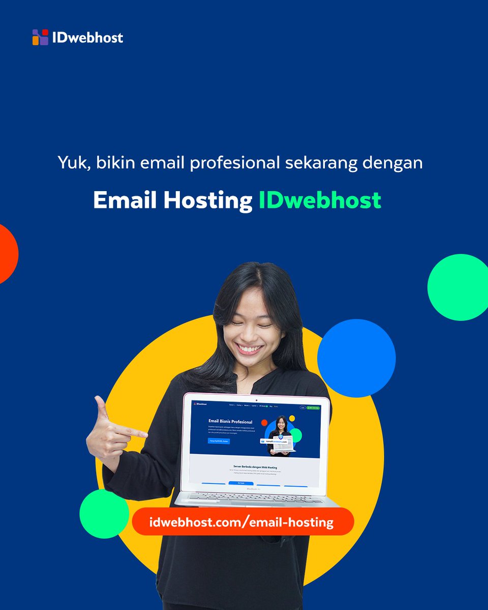 idwebhost's tweet photo. Kenapa bisnis perlu pakai email hosting? π§
Jawabannya karena email hosting bikin bisnis makin dipercaya dan lebih terlihat profesional. Lebih lengkap tentang email hosting bisa di cek di sini ya! π
https://t.co/QHQdiibu8a
#idwebhost #email #emailhosting #hosting https://t.co/HKQhHuUYny