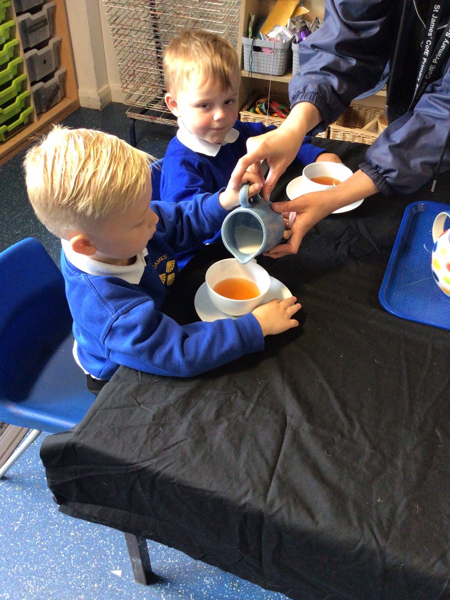 stjameswigan's tweet photo. Five Minutes Peace - following our story we ended the week the same way as Mrs Large…five minutes peace with a nice cup of decaf tea #ASPIRE #ENCOMPASSING #EYFS #SELFHELP #WELLBEING https://t.co/huEsZgUQ87