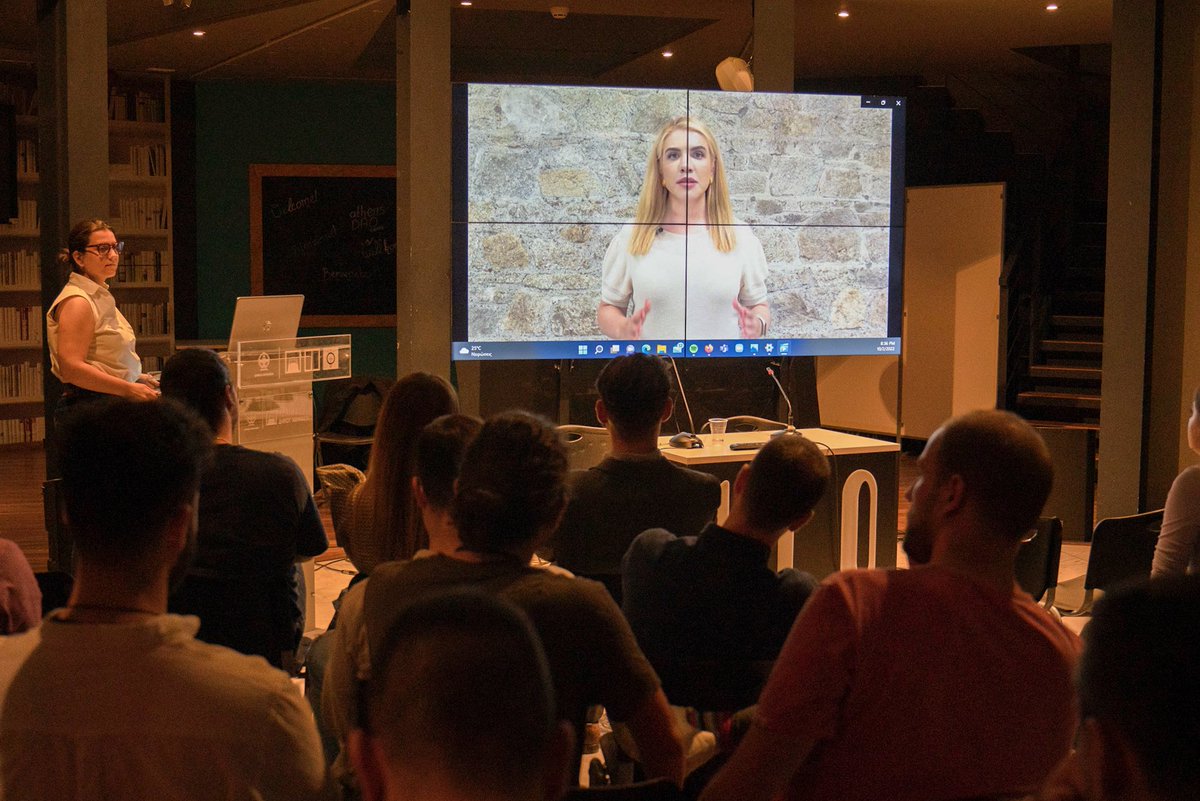 Since the 1st day of russia’s war, the youth of Greece has been supporting 🇺🇦. Their voice is heard at the protests. Students from 🇬🇷, in particular <a href="/Vapos__/">Vasilis Apostolopoulos 🇺🇦🇪🇺</a> invited me to the Congress of "NEON". In the videomessage I expressed my gratitude for standing side by side with us 🇬🇷🇺🇦