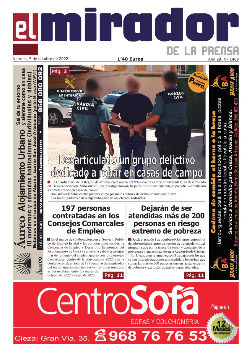 #PORTADA | El Mirador de la Prensa ya disponible en tu quiosco 🗞️ 

📸 Esta es la portada del número 1469  que ya puedes adquirir 👇🏻