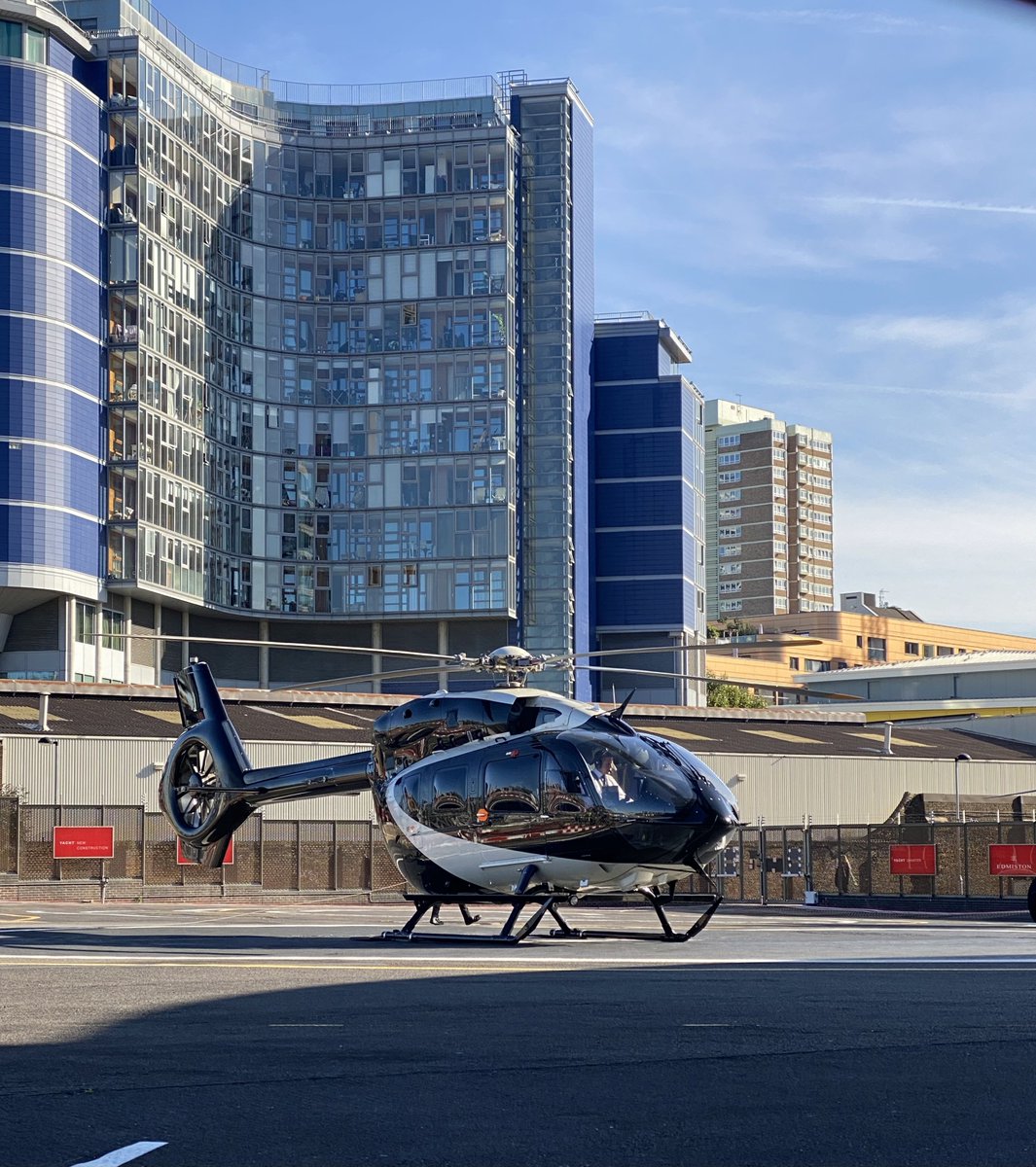 dBBAviation's tweet photo. The stunning Airbus H145 ready for our weekend departure from Battersea!

Get in touch today for your next helicopter charter.

E: info@dbbaviation.com
P: +44 (0) 203 960 0123

#helicopter #luxurytravel #travel https://t.co/Zf5Z5xPZpH